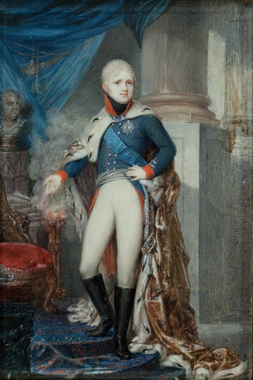 Keisari Aleksanteri I:n muotokuva 1777-1825, 1800-luvun alku tekijältä Jean Gerin