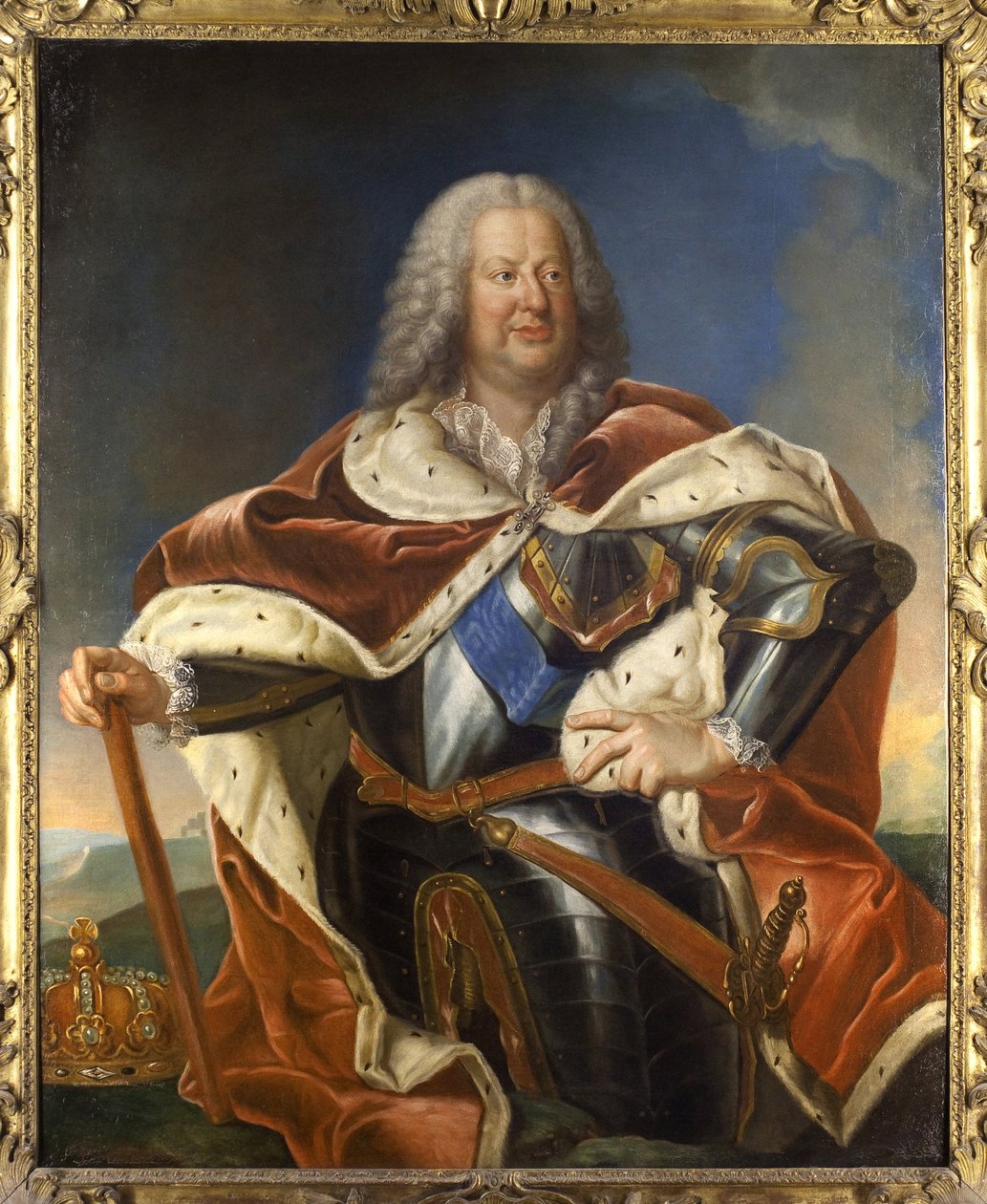 Stanislas Leszczynskin muotokuva (Leszczinski tekijältä Jean Girardet