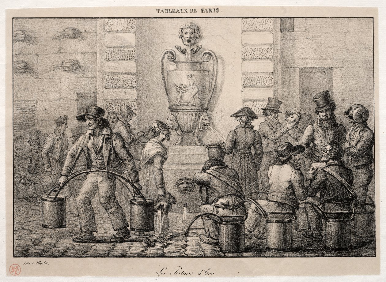 Escenes de París: The Water Carriers, finlandès tekijältä Jean Henri Marlet