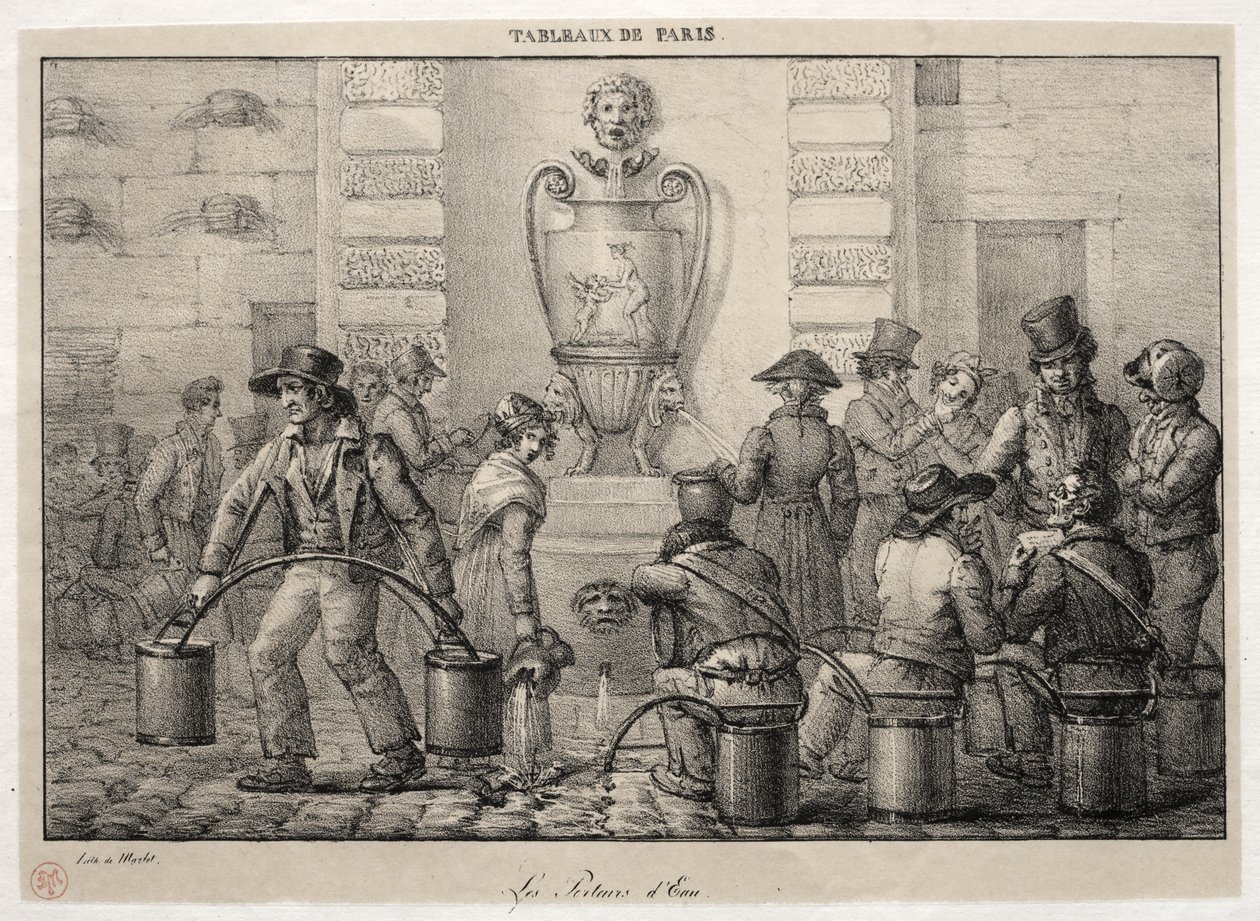Escenes de París: The Water Carriers, finlandès tekijältä Jean Henri Marlet