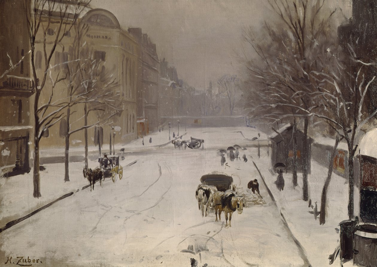 Rennes Raspail Crossroads, noin 1889 tekijältä Jean Henri Zuber