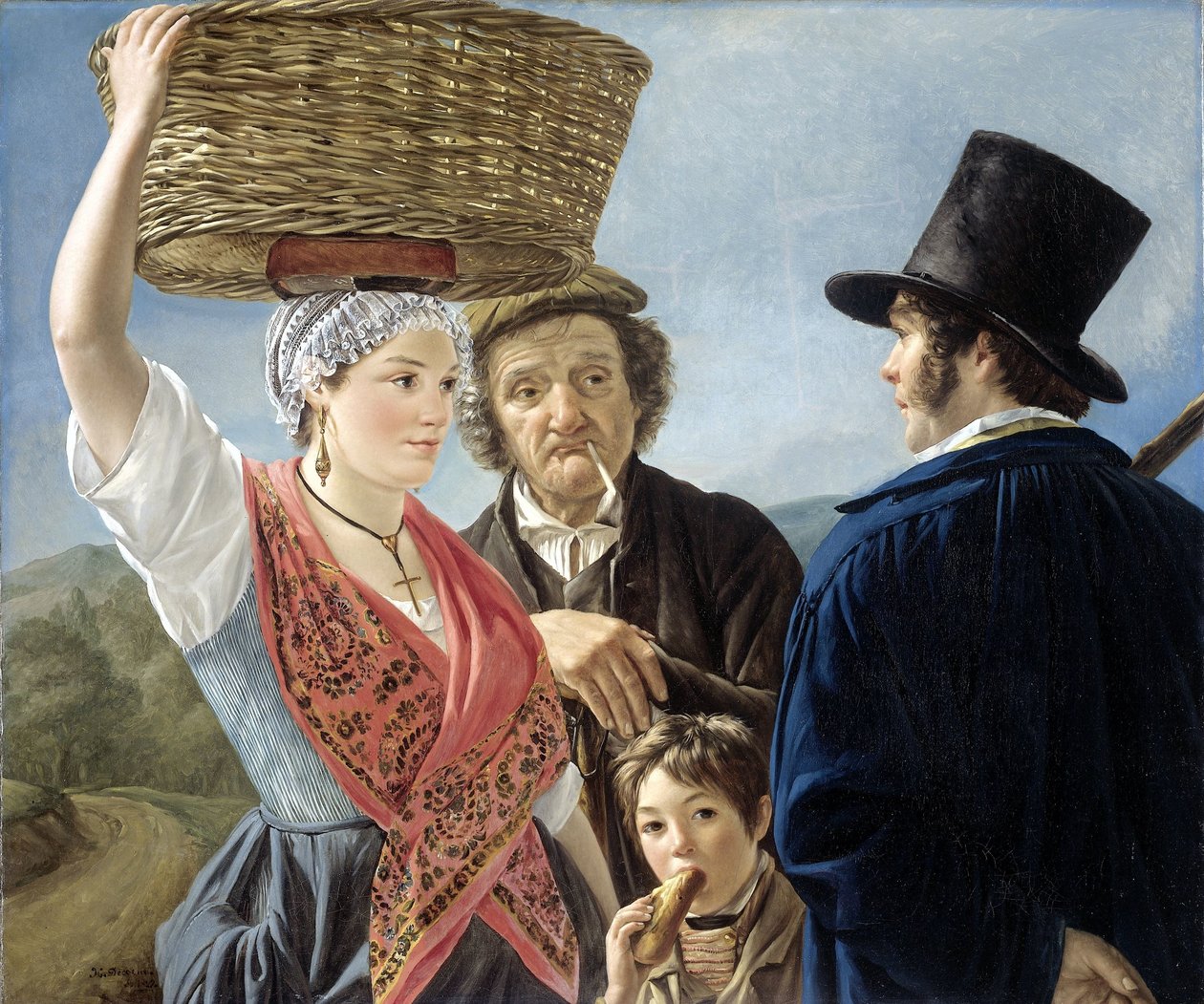 Market Gossip tekijältä Jean Henri de Coene