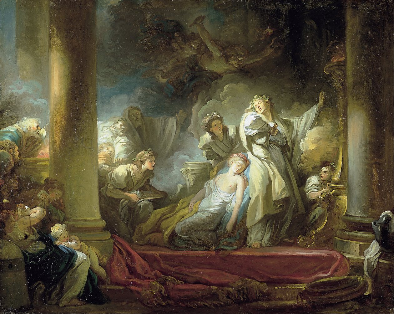 Caliroen uhraus tekijältä Jean Honore Fragonard