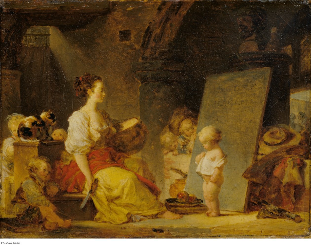 Fragonard - Say Please, noin 1780. tekijältä Jean Honore Fragonard