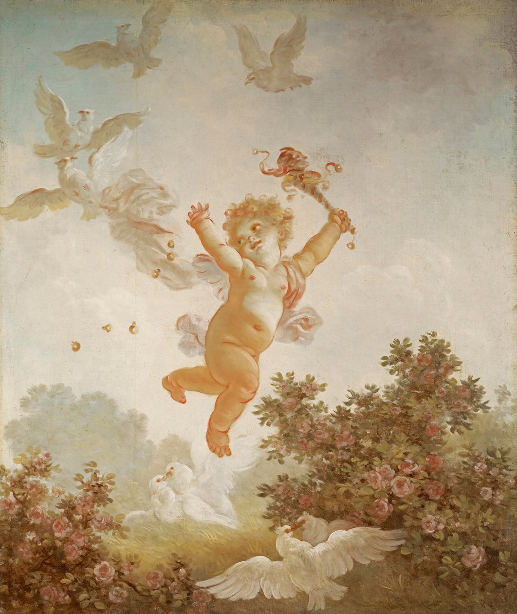 Fragonard - Rakkauden kehitys Rakkaus narri, 1790-91 tekijältä Jean Honore Fragonard