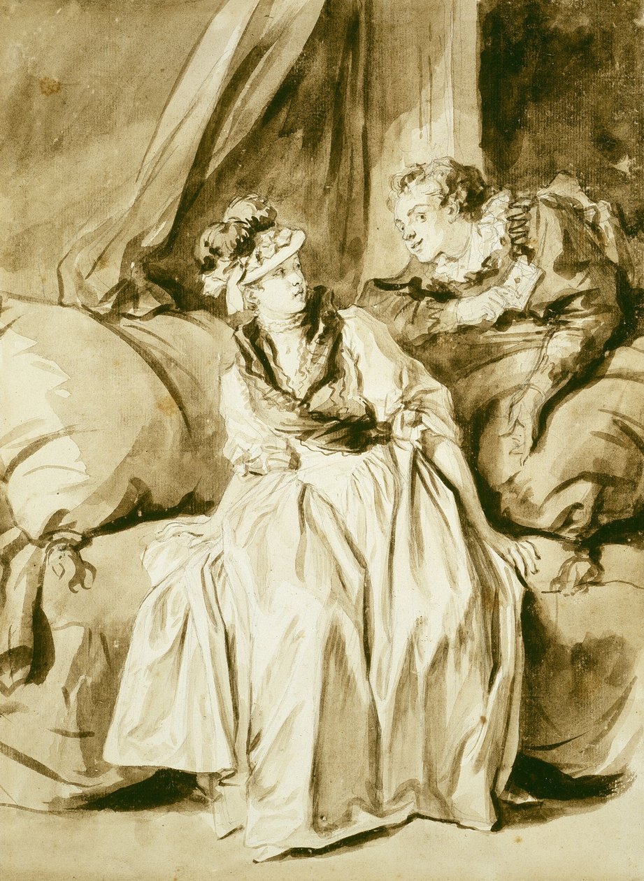 Kirje tai espanjalainen keskustelu tekijältä Jean Honore Fragonard
