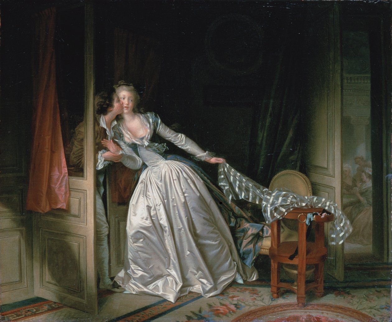 Varastettu suudelma tekijältä Jean Honore Fragonard
