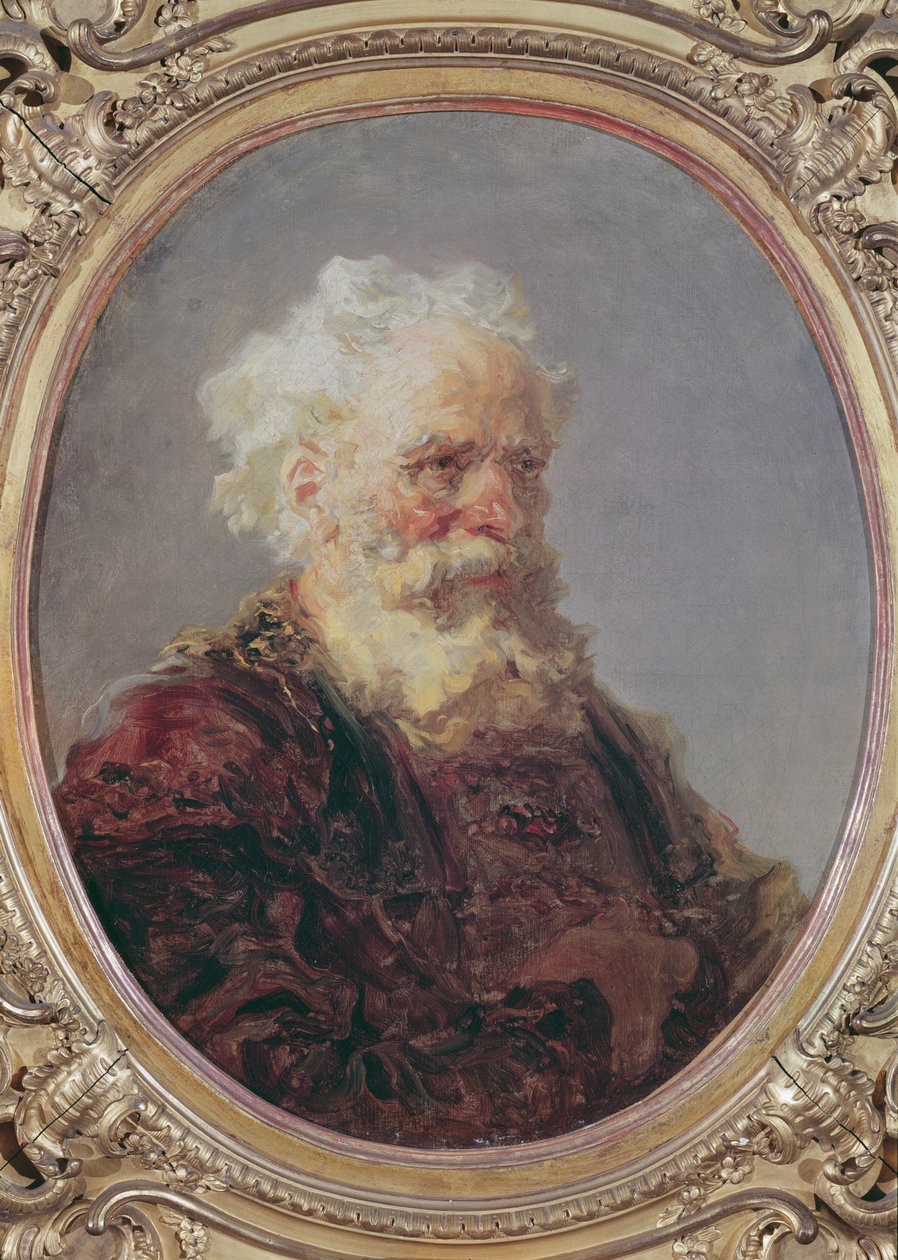 Iäkäs, valkohiuksinen mies, noin 1767. tekijältä Jean Honore Fragonard