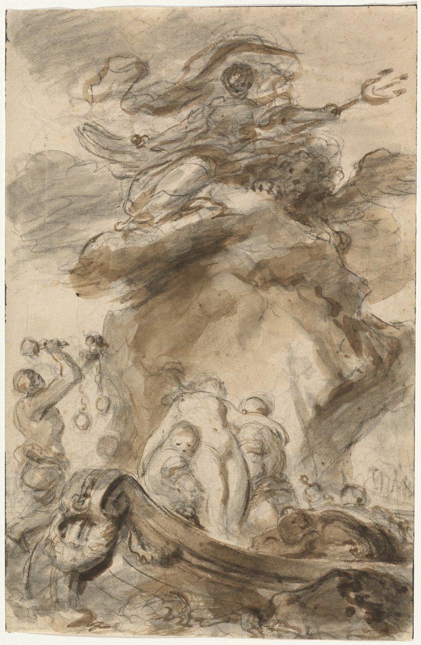 Angelica on alttiina örkille tekijältä Jean Honore Fragonard