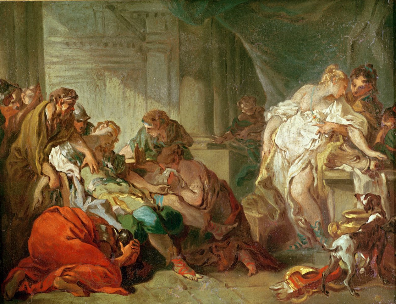 Antiokhos ja Stratonice tekijältä Jean Honore Fragonard