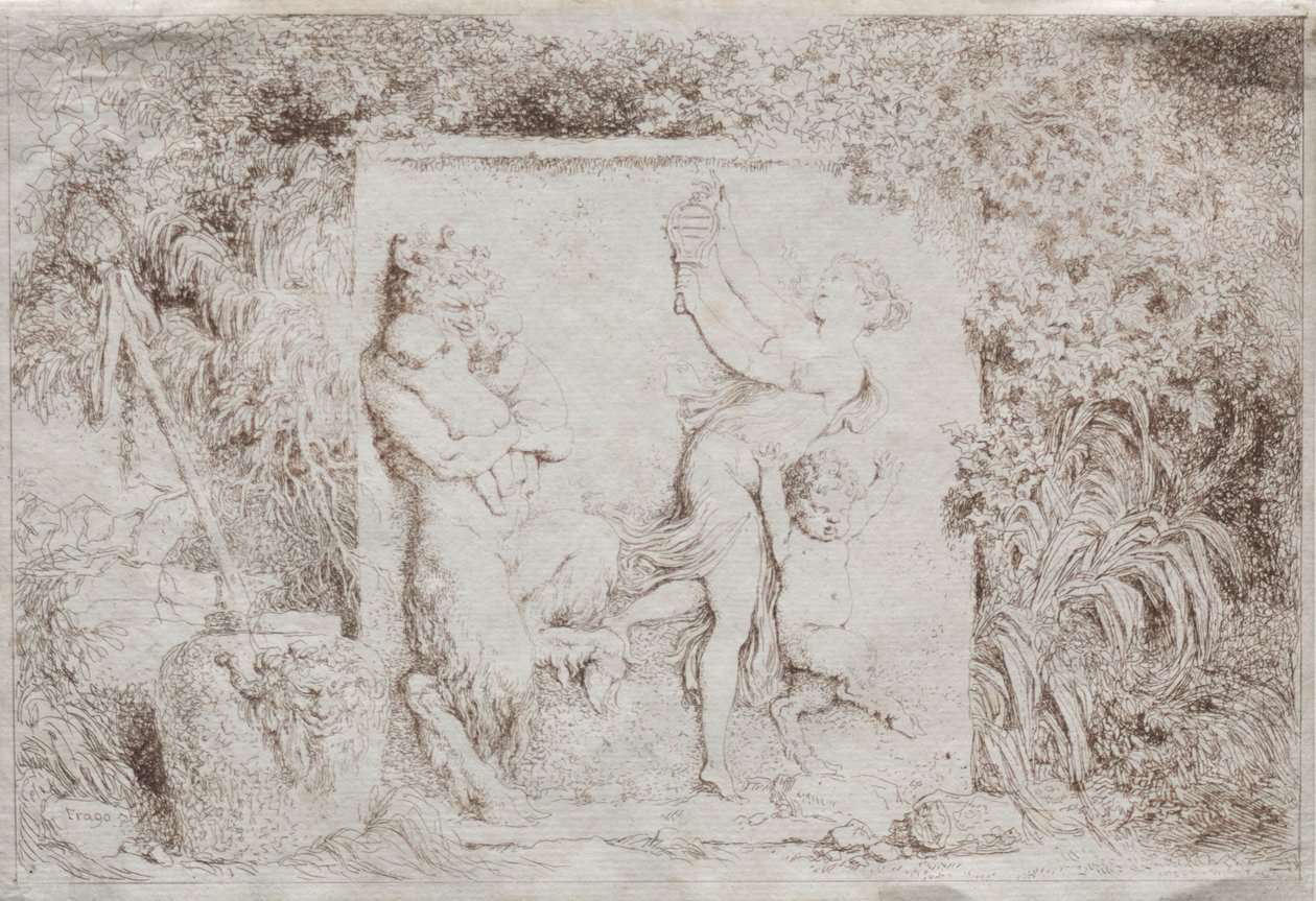 bachchanal tekijältä Jean Honore Fragonard