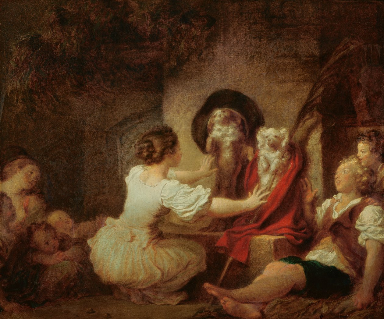 Koulutus on kaikki, n. 1780 tekijältä Jean Honore Fragonard