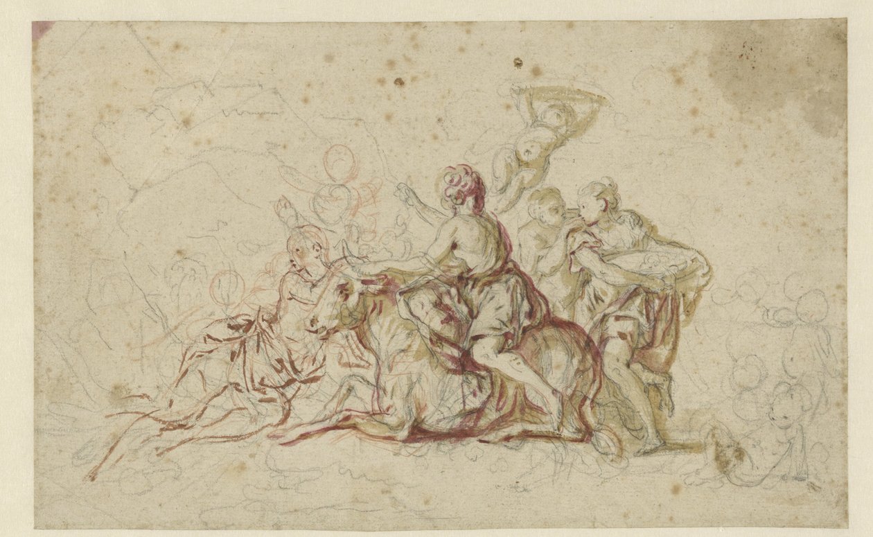 Jupiter sieppasi Euroopan härän varjossa tekijältä Jean Honore Fragonard
