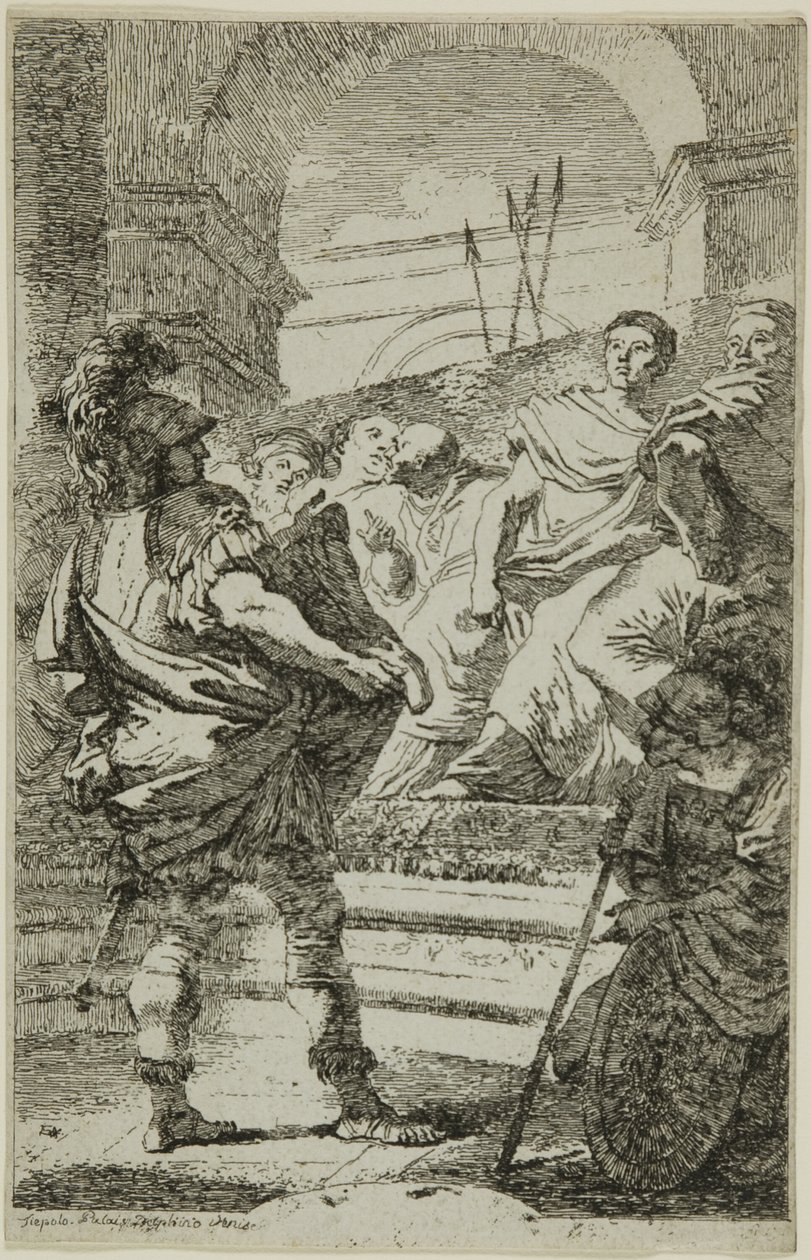 Fabius Maximus Kartagon senaatin edessä tekijältä Jean Honore Fragonard