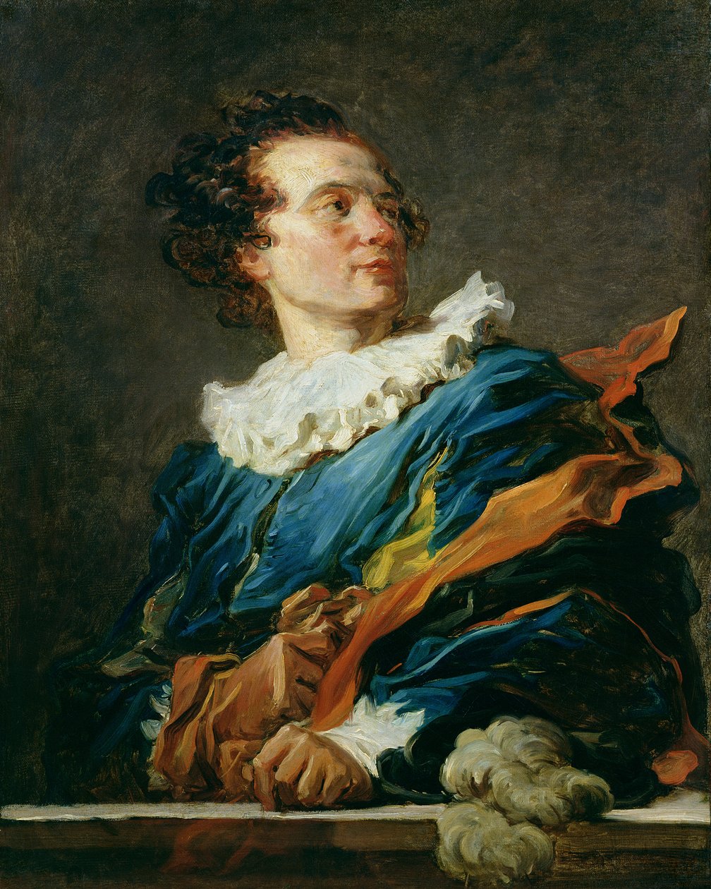 Fantasiahahmo: Muotokuva Saint-Nonin apottista (1727-91) 1769 tekijältä Jean Honore Fragonard