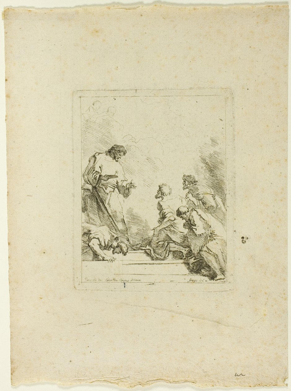 Eukaristian instituutio tekijältä Jean Honore Fragonard