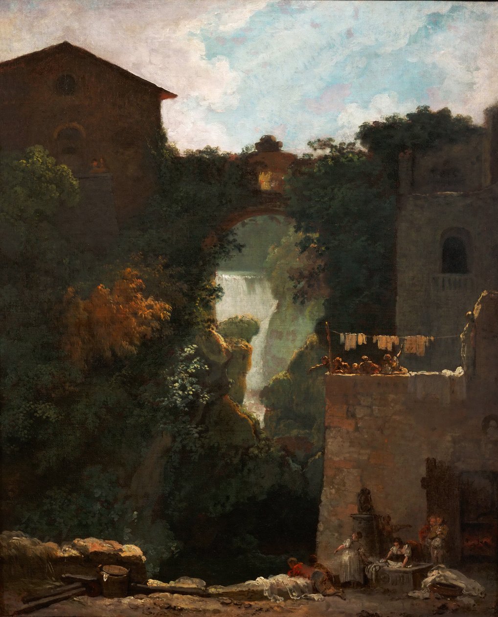 Les Cascatelles de Tivoli Cascatelle Grandi Tivolissa tekijältä Jean Honore Fragonard