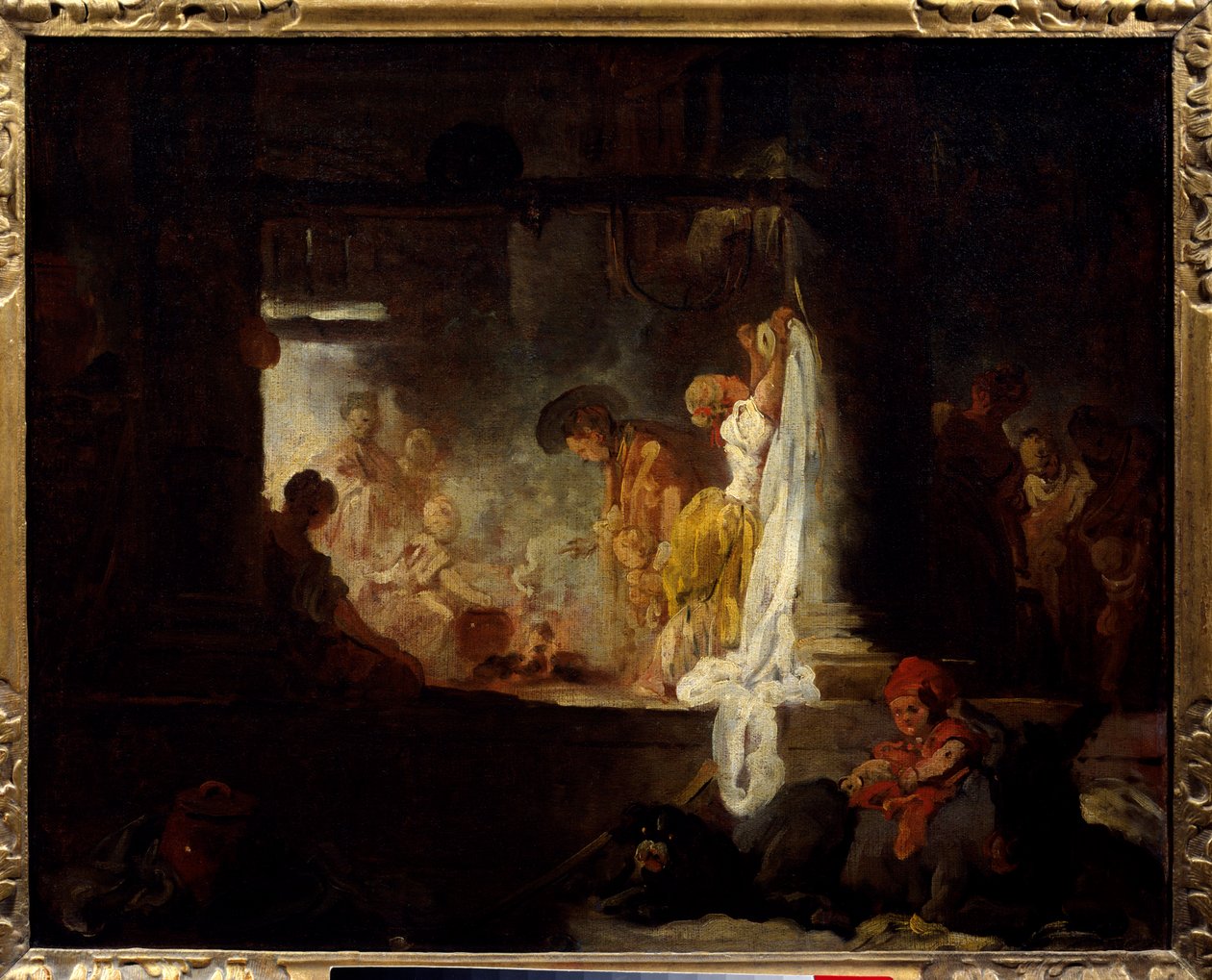 Les blechisseuses Jean Honore Fragonardin maalaus tekijältä Jean Honore Fragonard
