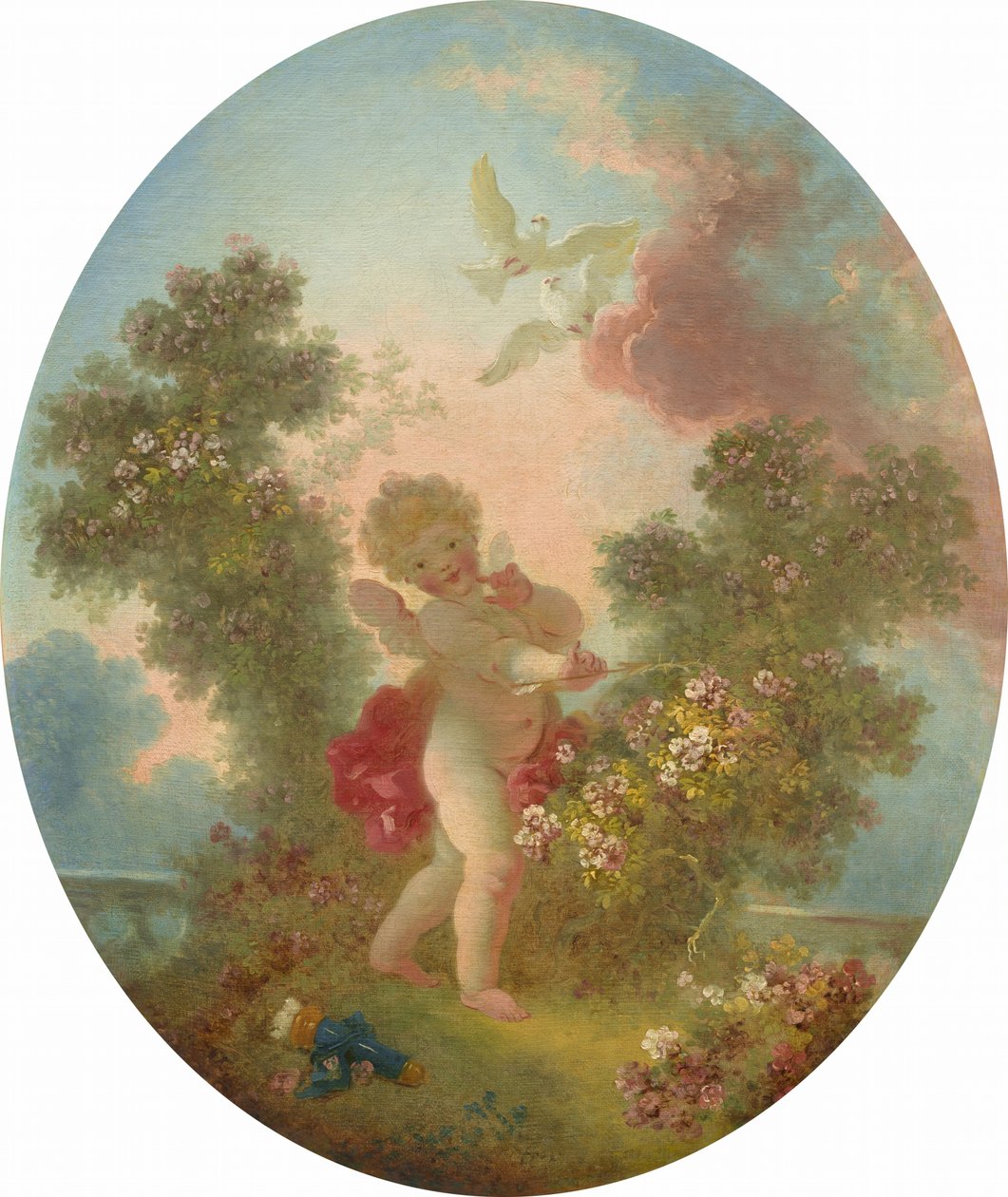 Love the Sentinel, c. 17731776. tekijältä Jean Honore Fragonard