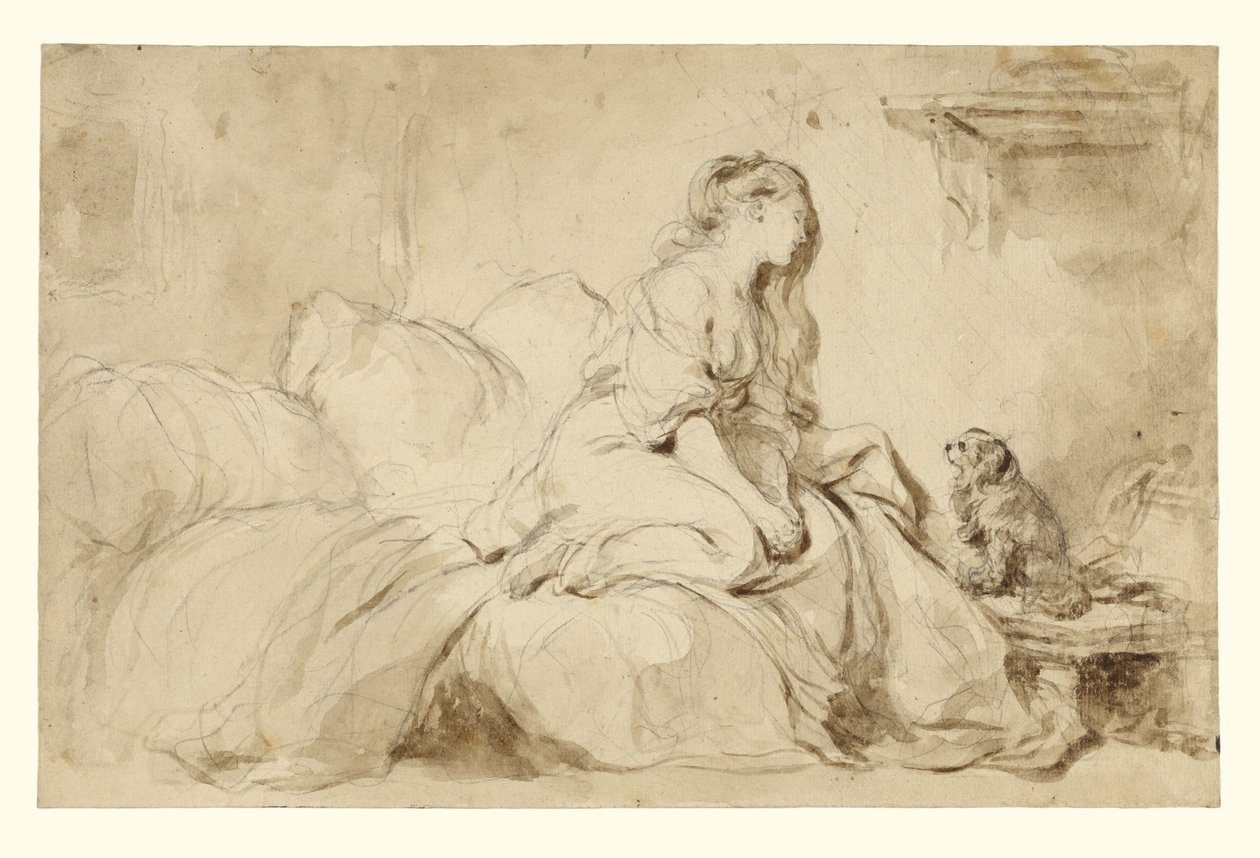 Oi! Jospa hän olisi yhtä uskollinen minulle... tekijältä Jean Honore Fragonard