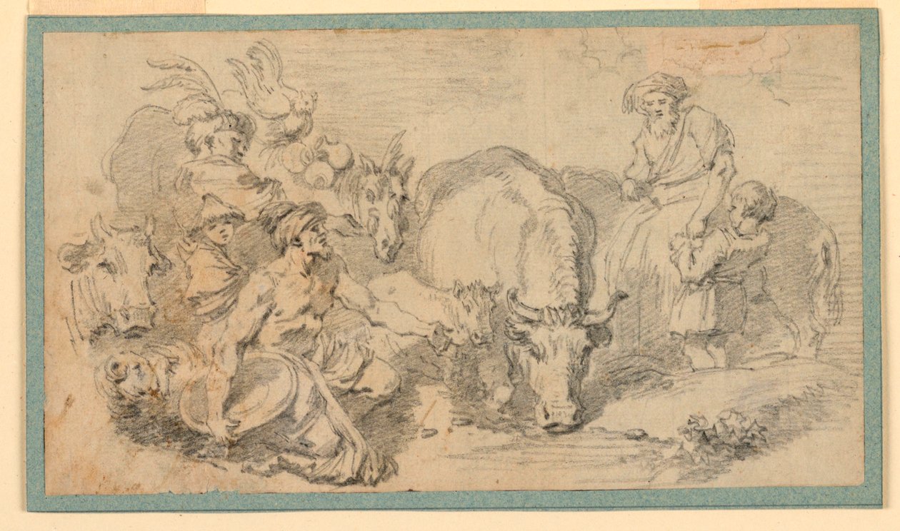 Itämainen kohtaus tekijältä Jean Honore Fragonard