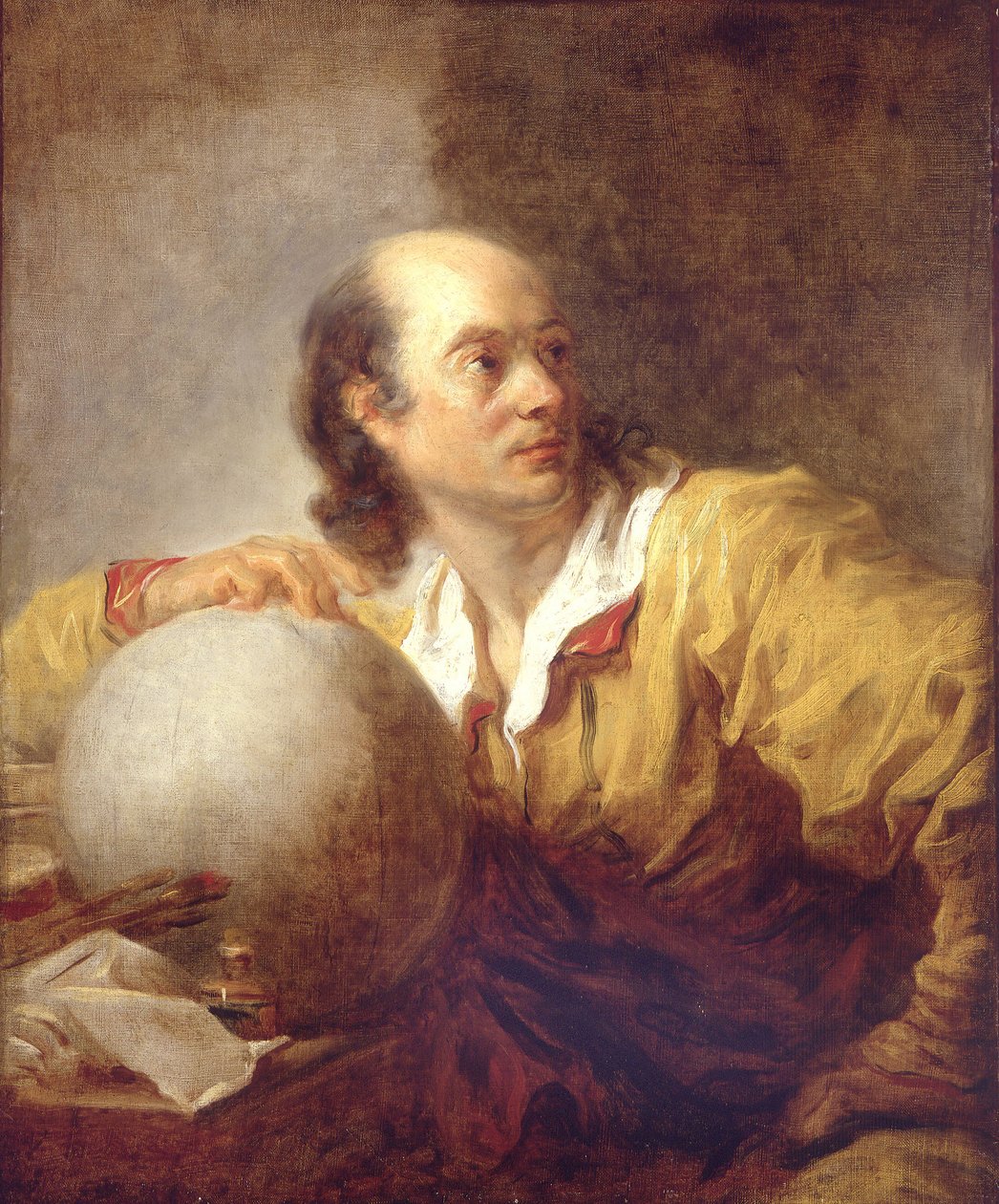 Jérôme Lalanden muotokuva 1732-1807 tekijältä Jean Honore Fragonard