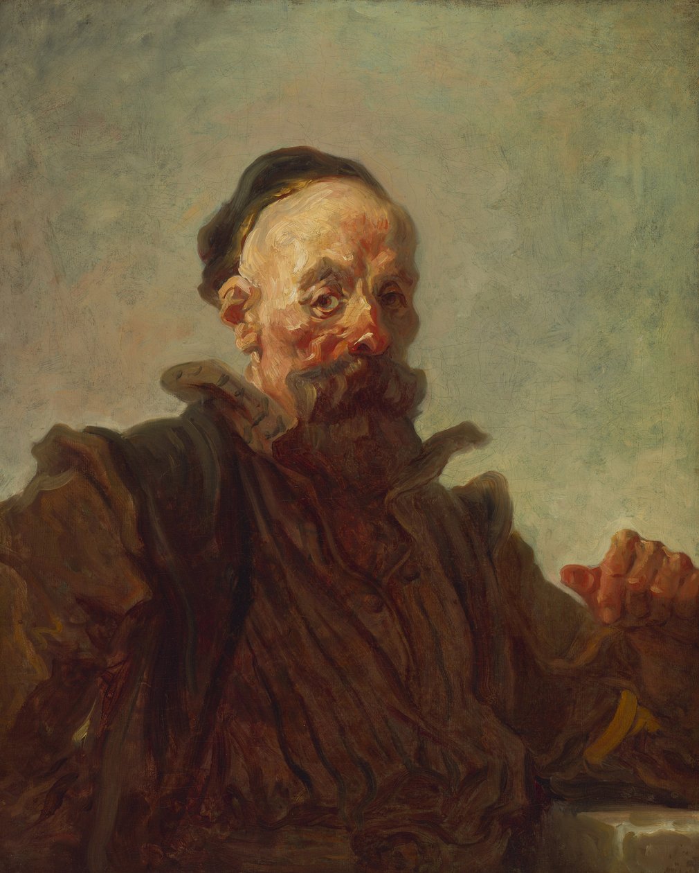 Espanjalaispukuisen miehen muotokuva, 1768-70 tekijältä Jean Honore Fragonard