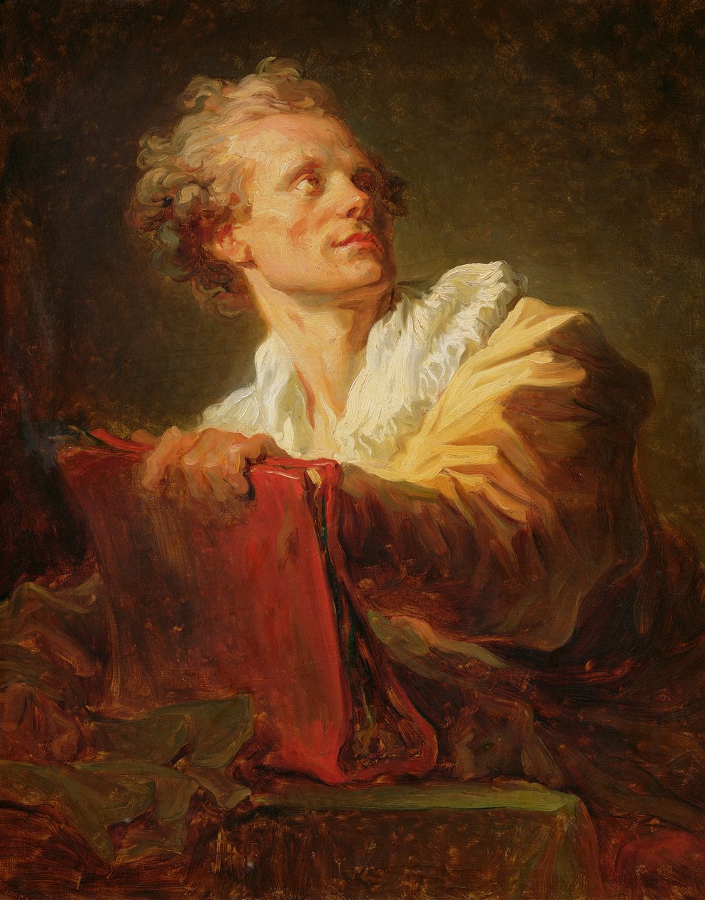 Nuoren taiteilijan muotokuva, jonka oletetaan olevan Jacques-Andre Naigeon (1738-1810) tekijältä Jean Honore Fragonard