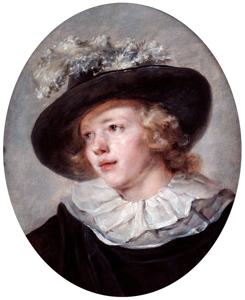Nuoren miehen muotokuva 1700-luvun alkupuolelta tekijältä Jean Honore Fragonard