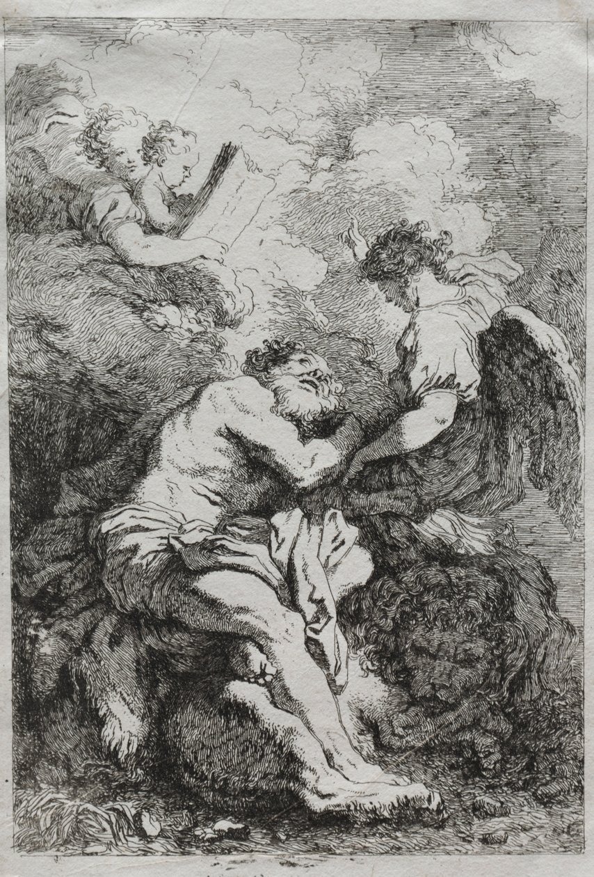 Pyhä Jerome. tekijältä Jean Honore Fragonard