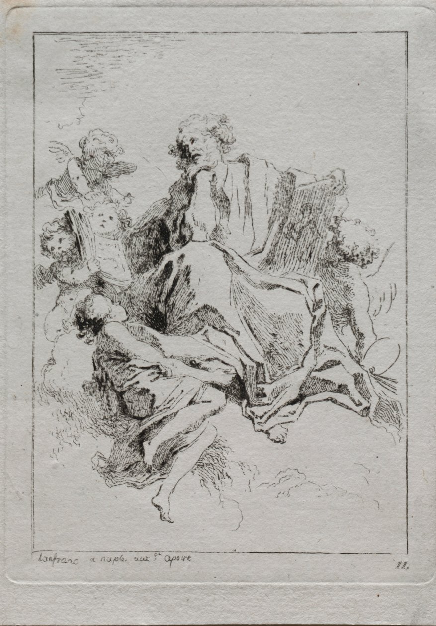 Pyhä Luke tekijältä Jean Honore Fragonard