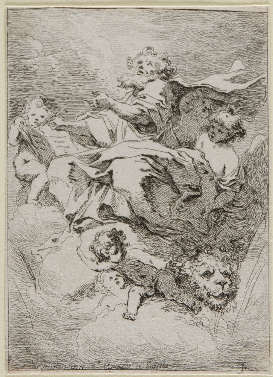 Pyhä Markus tekijältä Jean Honore Fragonard