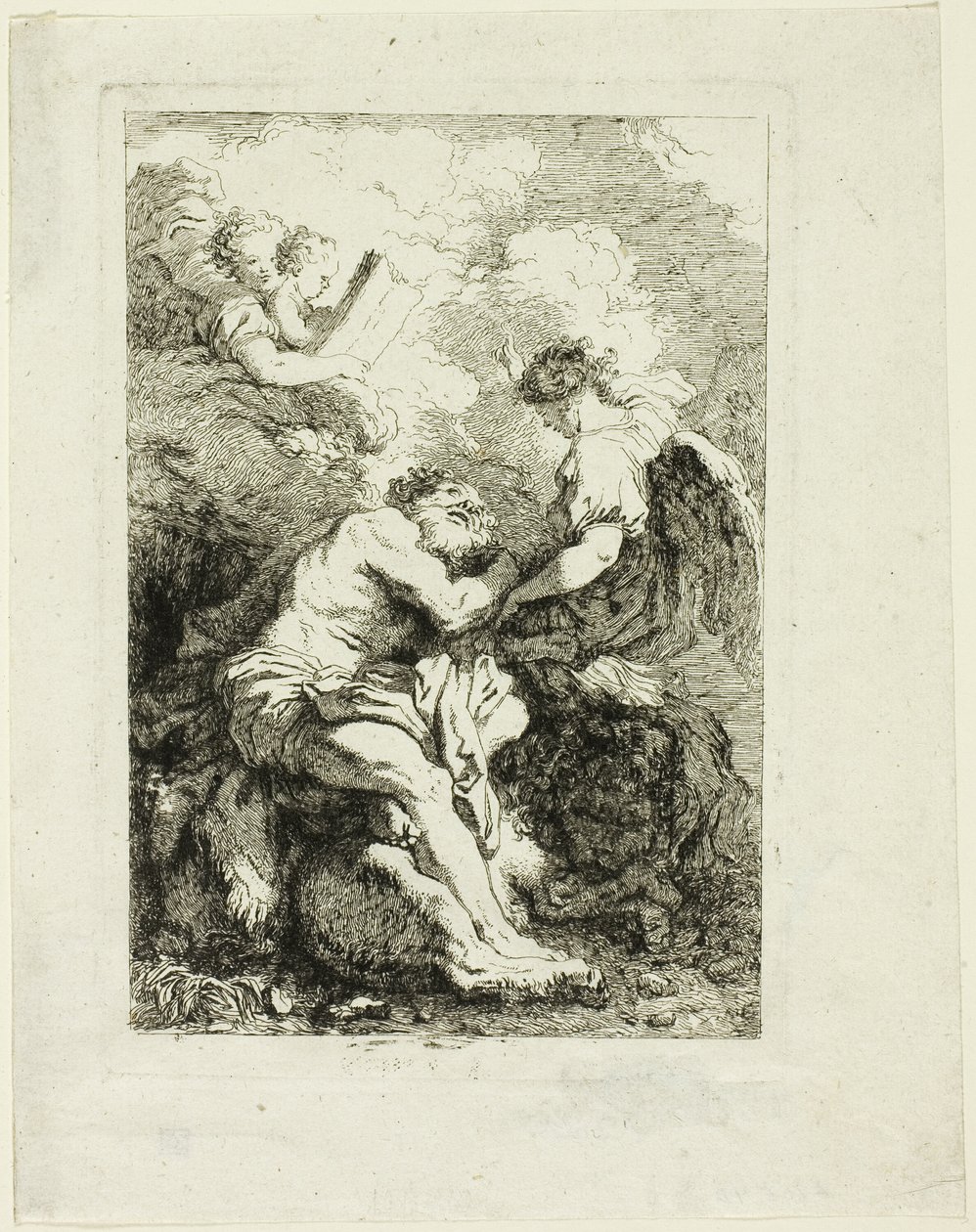 Pyhä Jerome tekijältä Jean Honore Fragonard