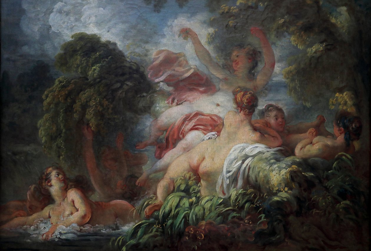 Uimarit tekijältä Jean Honore Fragonard