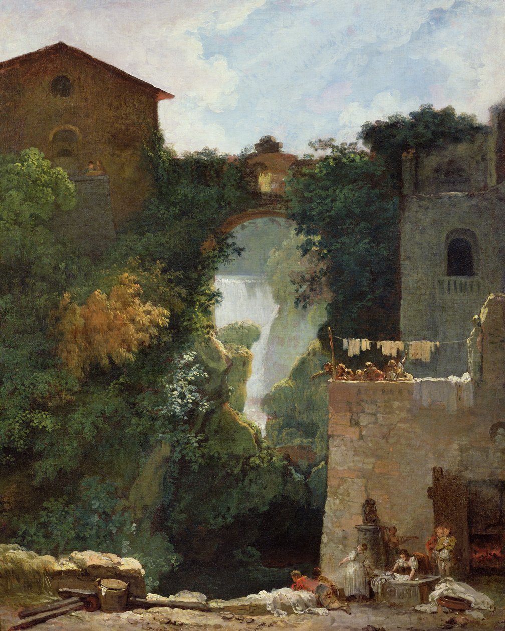 Tivolin putoukset tekijältä Jean Honore Fragonard
