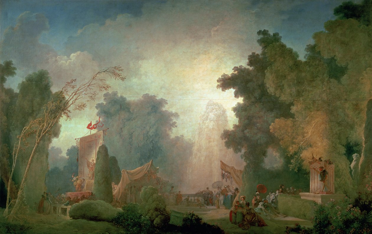 The Fete at Saint-Cloud (katso lisätietoja numerosta 89791) tekijältä Jean Honore Fragonard