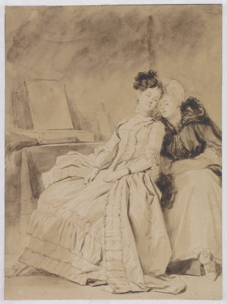 Intiimi keskustelu, noin 1778 tekijältä Jean Honore Fragonard