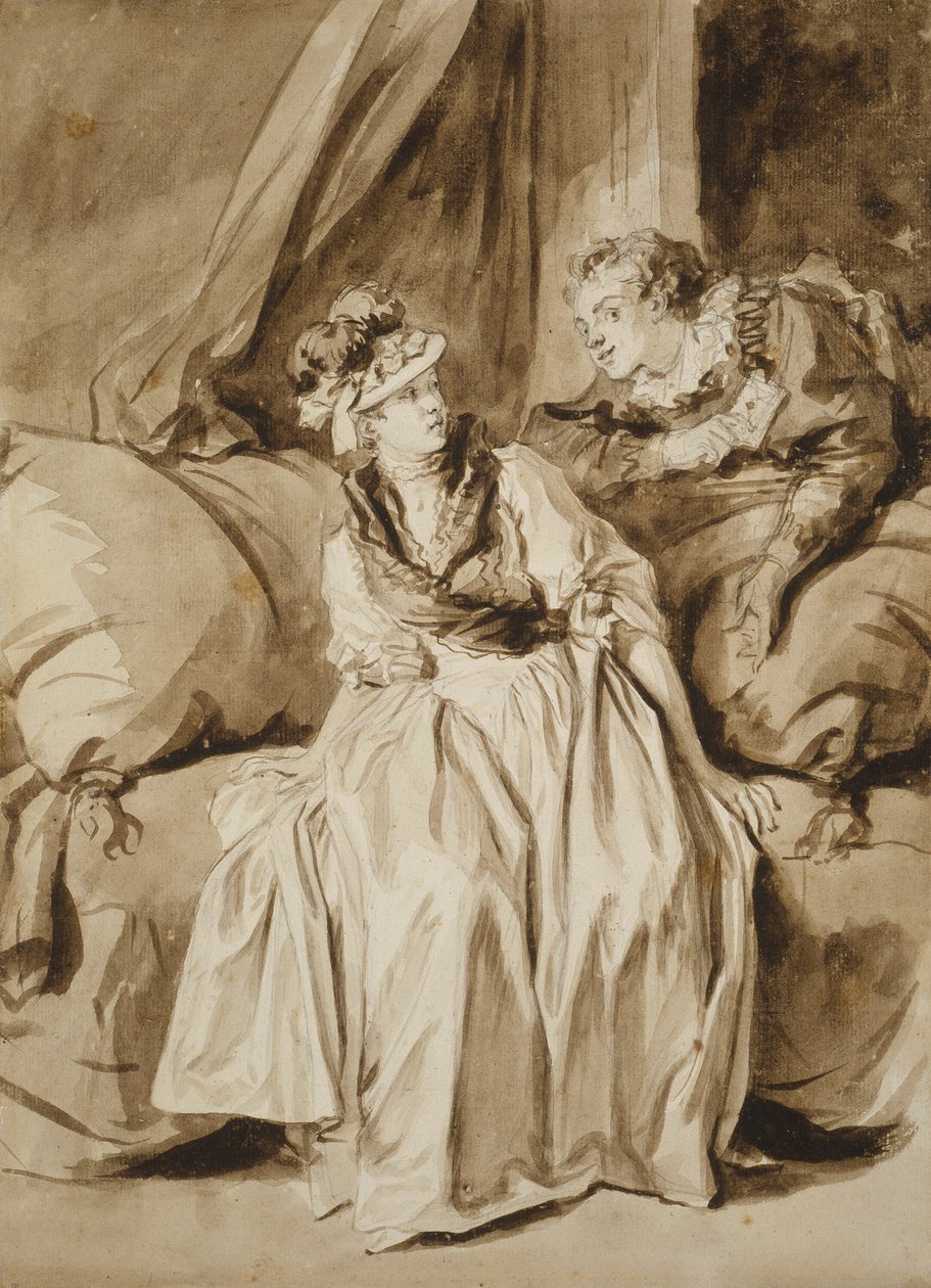 Kirje tai espanjalainen keskustelu tekijältä Jean Honore Fragonard