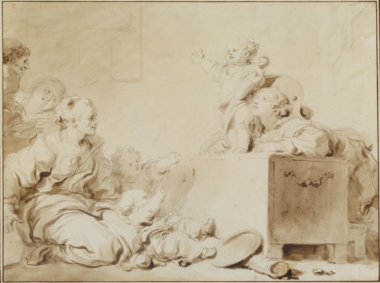 Pikku Saarnaaja tekijältä Jean-Honore Fragonard