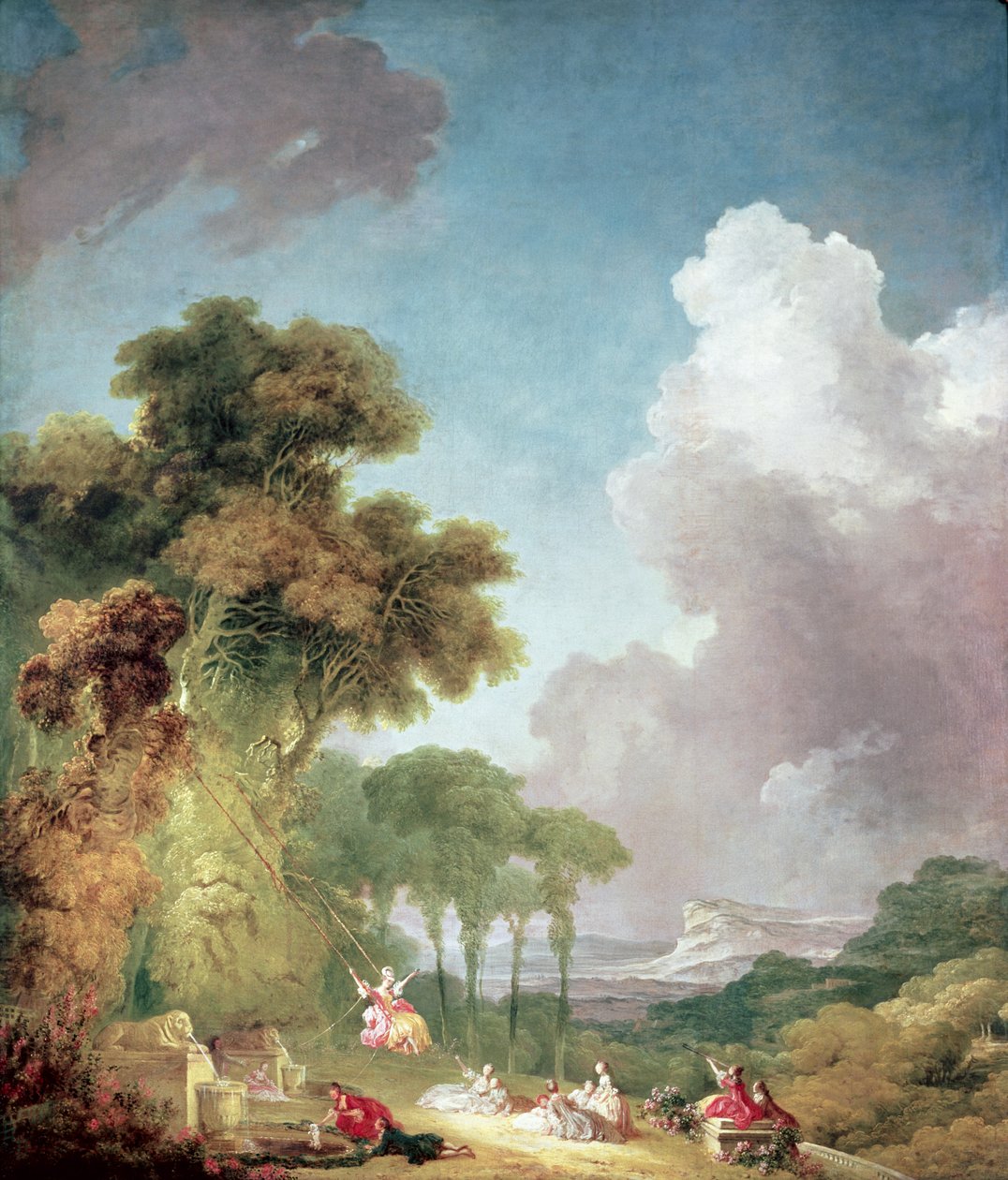 Swing, n. 1775-1780 tekijältä Jean Honore Fragonard
