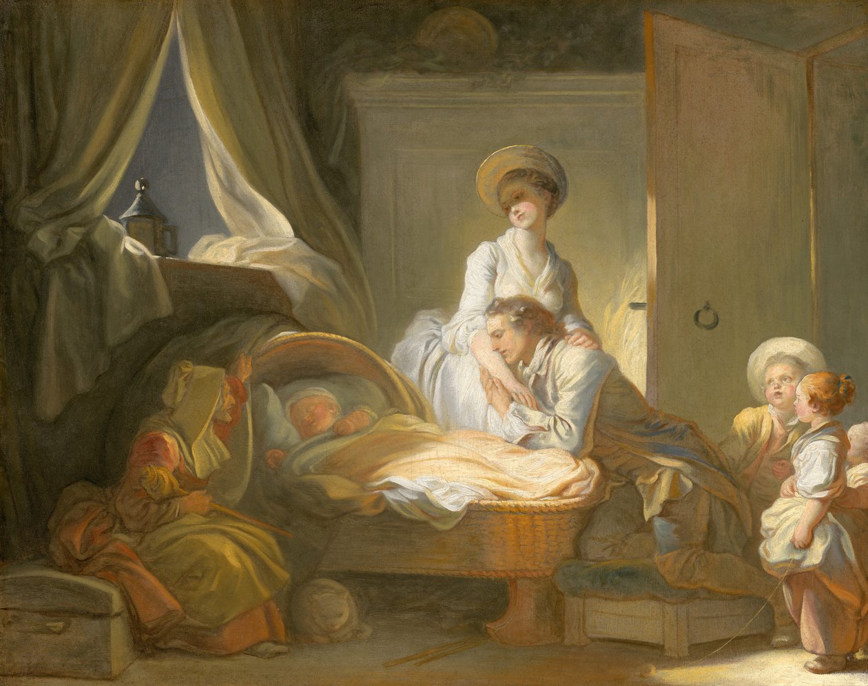 Vierailu päiväkodissa tekijältä Jean Honore Fragonard