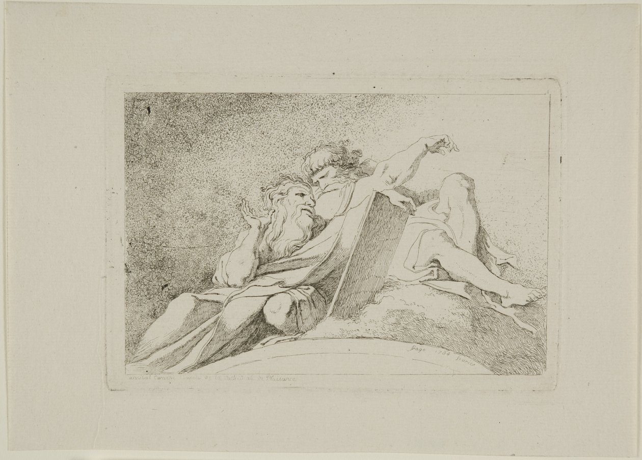 Dos profetes finlandesos tekijältä Jean Honore Fragonard