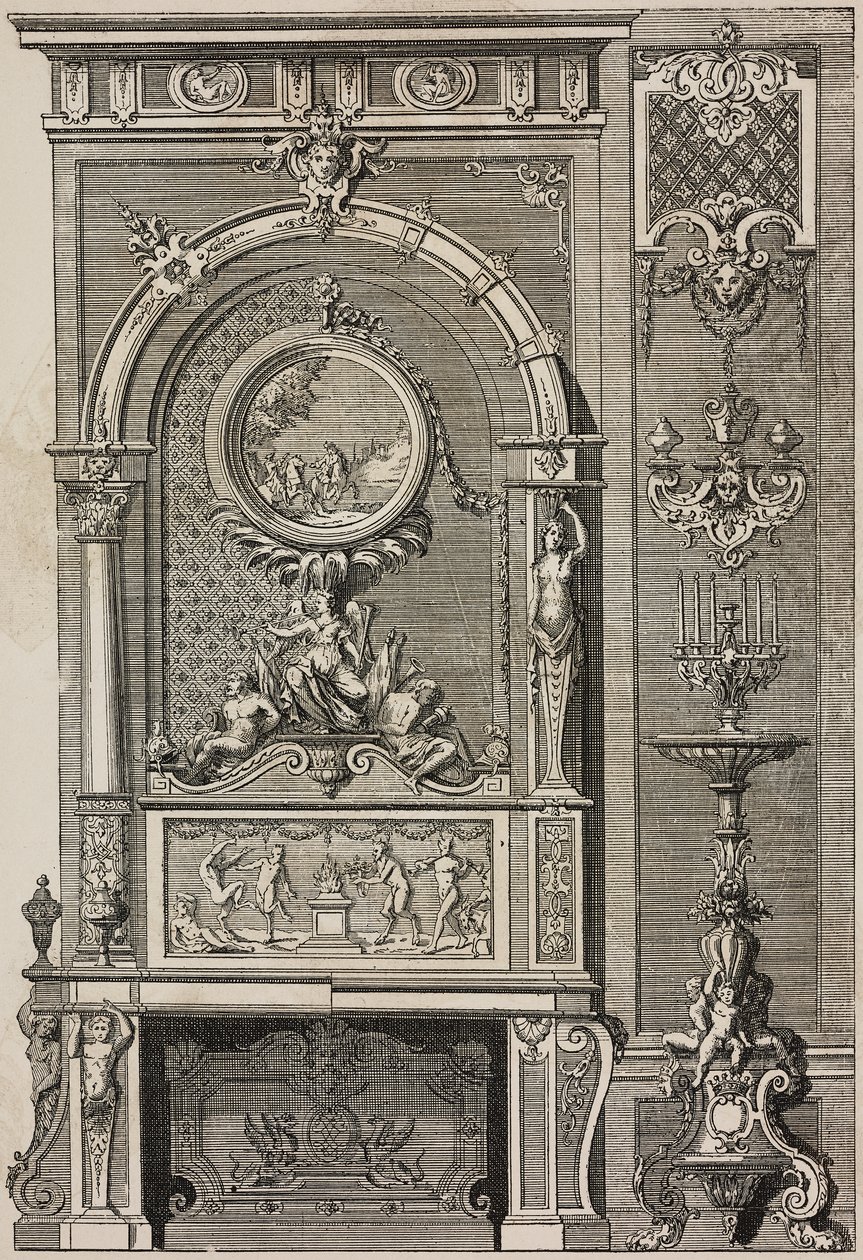 Takka, Jean Berain (1640-1711), kaiverrus Scotin Aine teoksesta L