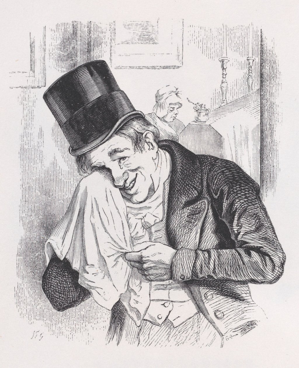 De Profundis teoksesta The Complete Works of Beranger, 1836. tekijältä Jean Ignace Isidore Gérard