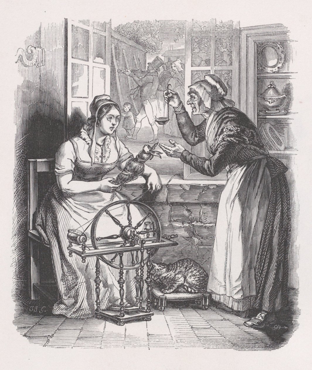 Sodanvanki teoksesta The Complete Works of Béranger, 1836. tekijältä Jean Ignace Isidore Gérard