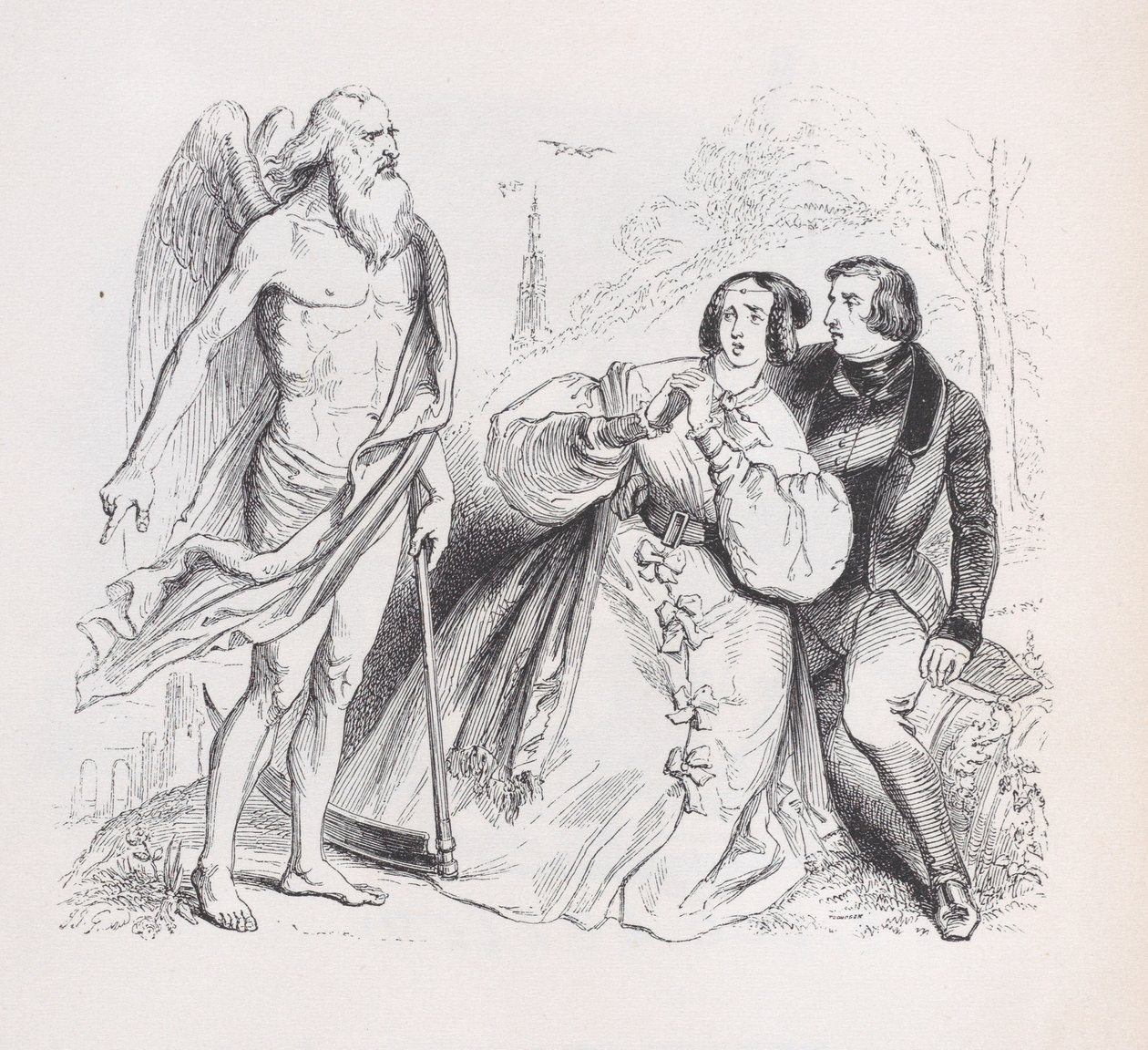 Aikaa Bérangerin täydellisistä teoksista, 1836. tekijältä Jean Ignace Isidore Gérard