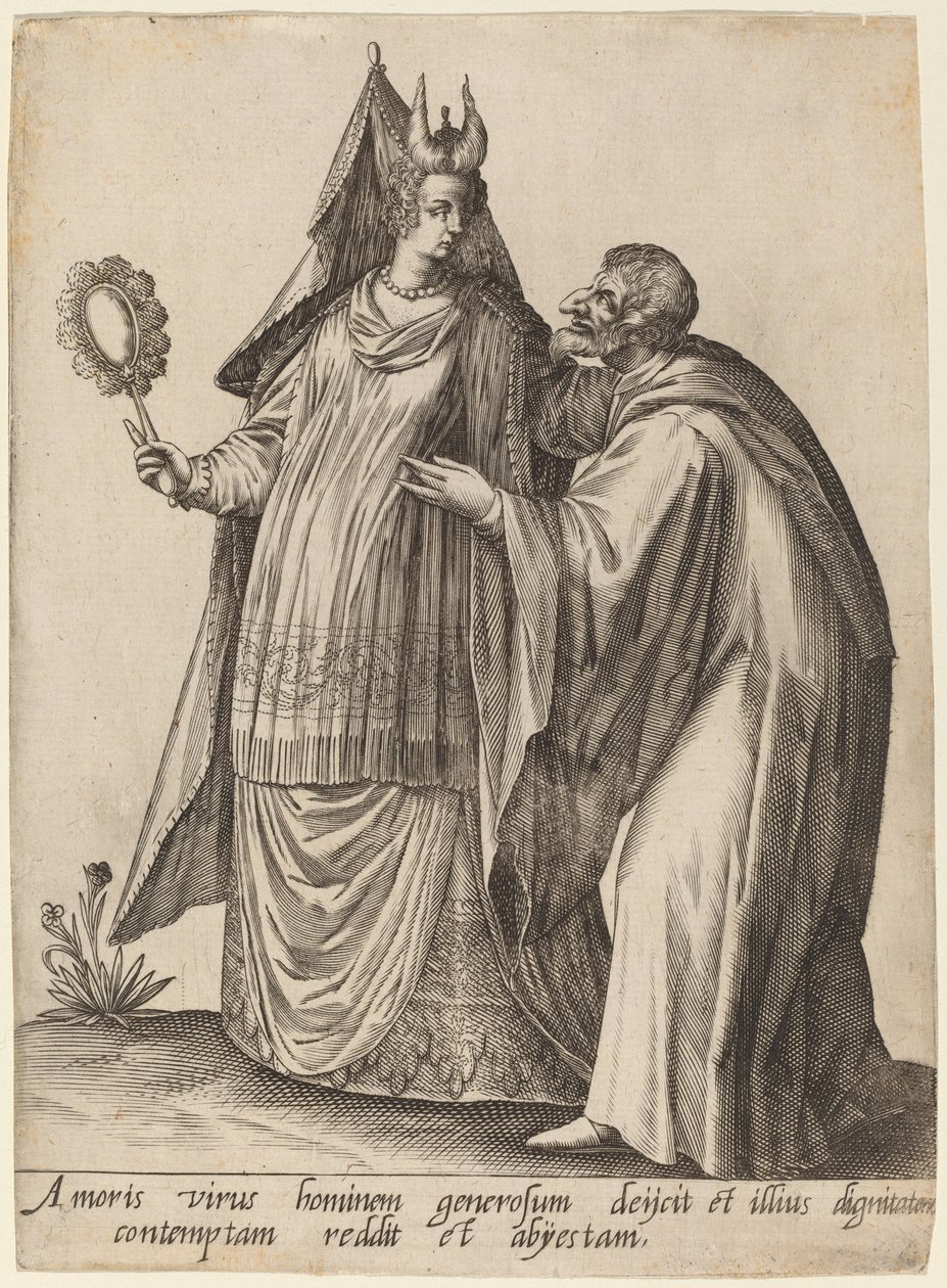 Rakkauden virus ihmiseen..., 1597. tekijältä Jean Jacques Boissard