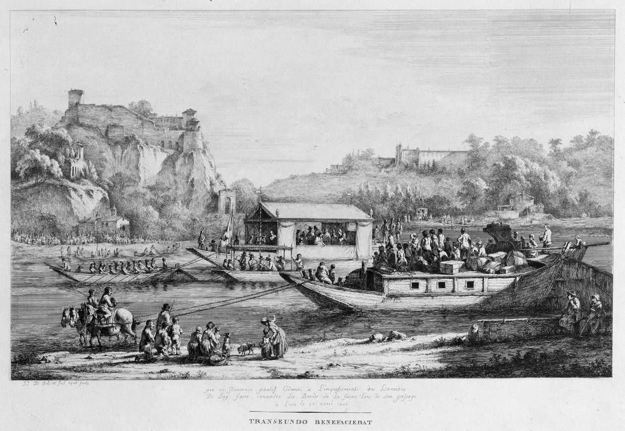 Veneretki Seine-joella, 1803. tekijältä Jean Jacques Boissieu de