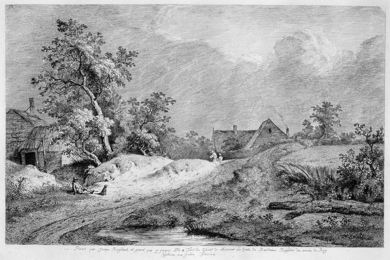 Vehnäpelto, 1772. tekijältä Jean Jacques Boissieu de