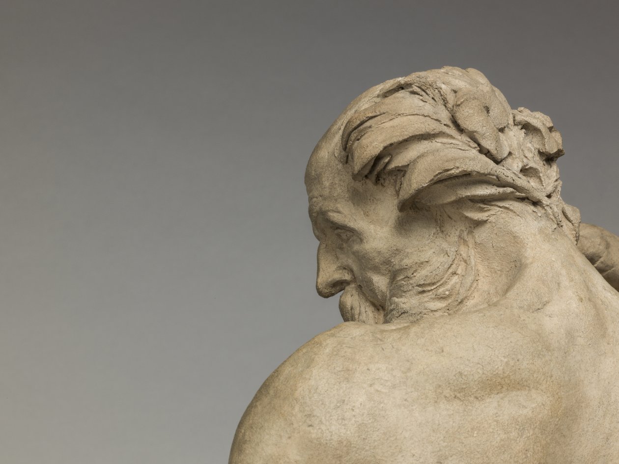 River God, 1755 (terrakotta) tekijältä Jean Jacques Caffieri
